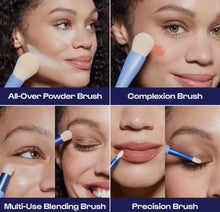 Load image into Gallery viewer, Overachieve 4 in 1 Makeup Brush