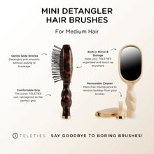 Load image into Gallery viewer, Mini Tan Detangler Hair Brush