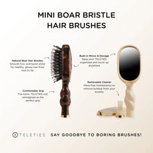 Load image into Gallery viewer, Mini Boar Bristle Hair Brush