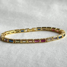 Load image into Gallery viewer, Lainey Rainbow Tennis Bracelet