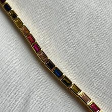 Load image into Gallery viewer, Lainey Rainbow Tennis Bracelet