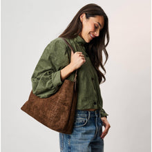 Load image into Gallery viewer, Neve Chocolate Croc Tote