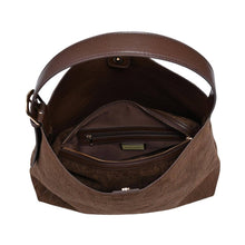 Load image into Gallery viewer, Neve Chocolate Croc Tote