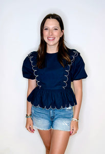 Contrast Edge Top