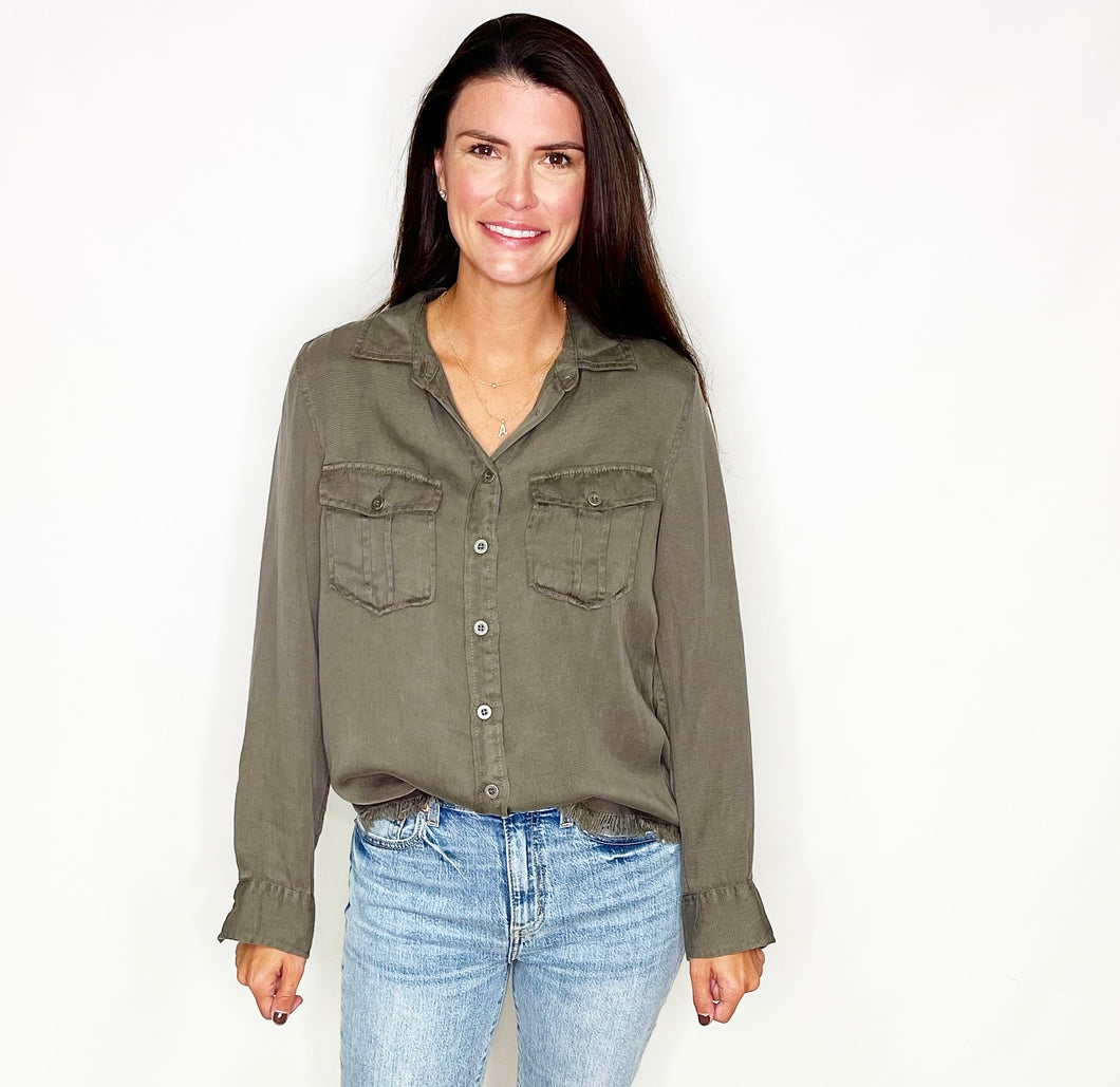 Brea Button Top