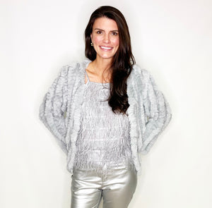 Grey Fur Jacket