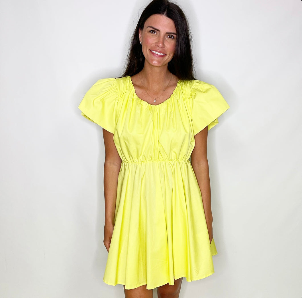 Poplin Fit & Flare Dress