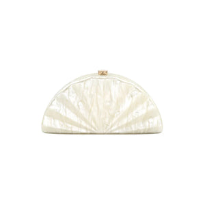 Beige Acrylic Clutch