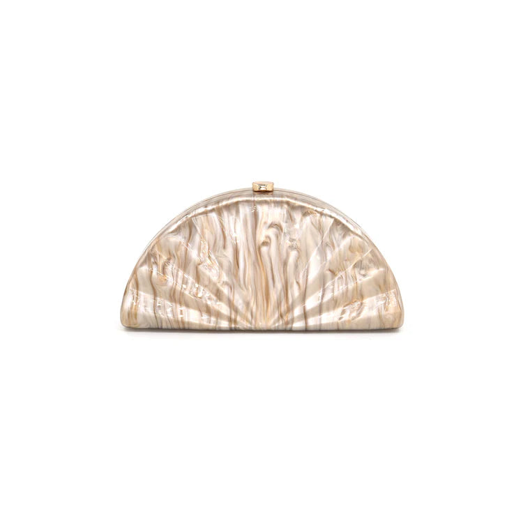 Caramel Acrylic Clutch