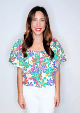 Load image into Gallery viewer, Palm Poplin Top
