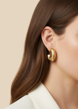 Load image into Gallery viewer, Ripple Hoops
