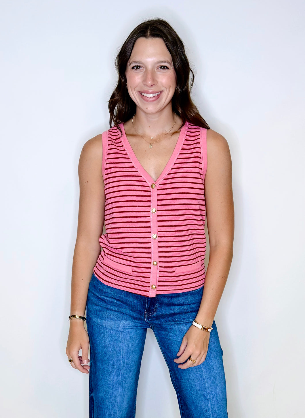 Stripe Knit Top