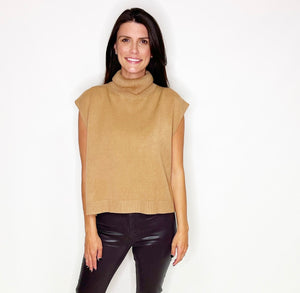 Sleeveless Hi Lo Sweater