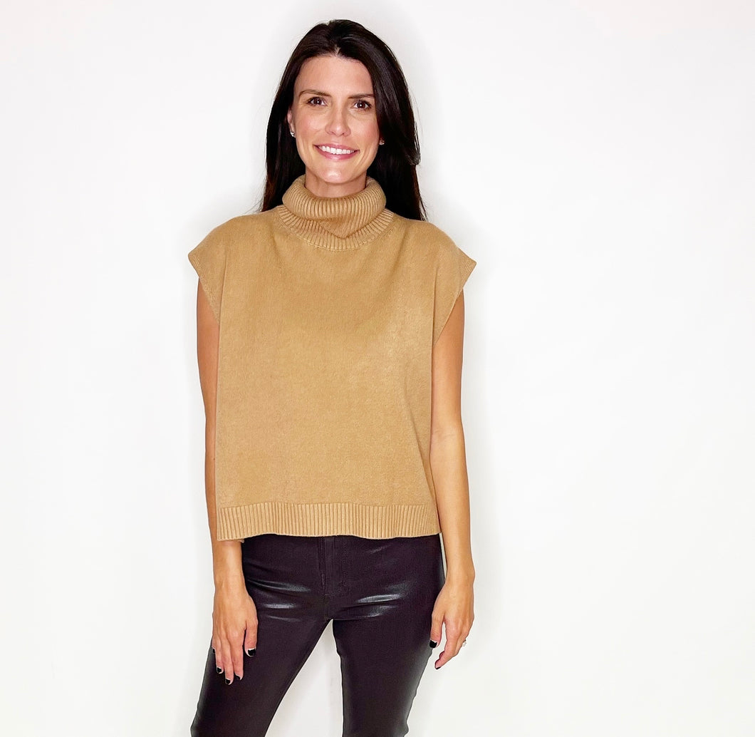 Sleeveless Hi Lo Sweater