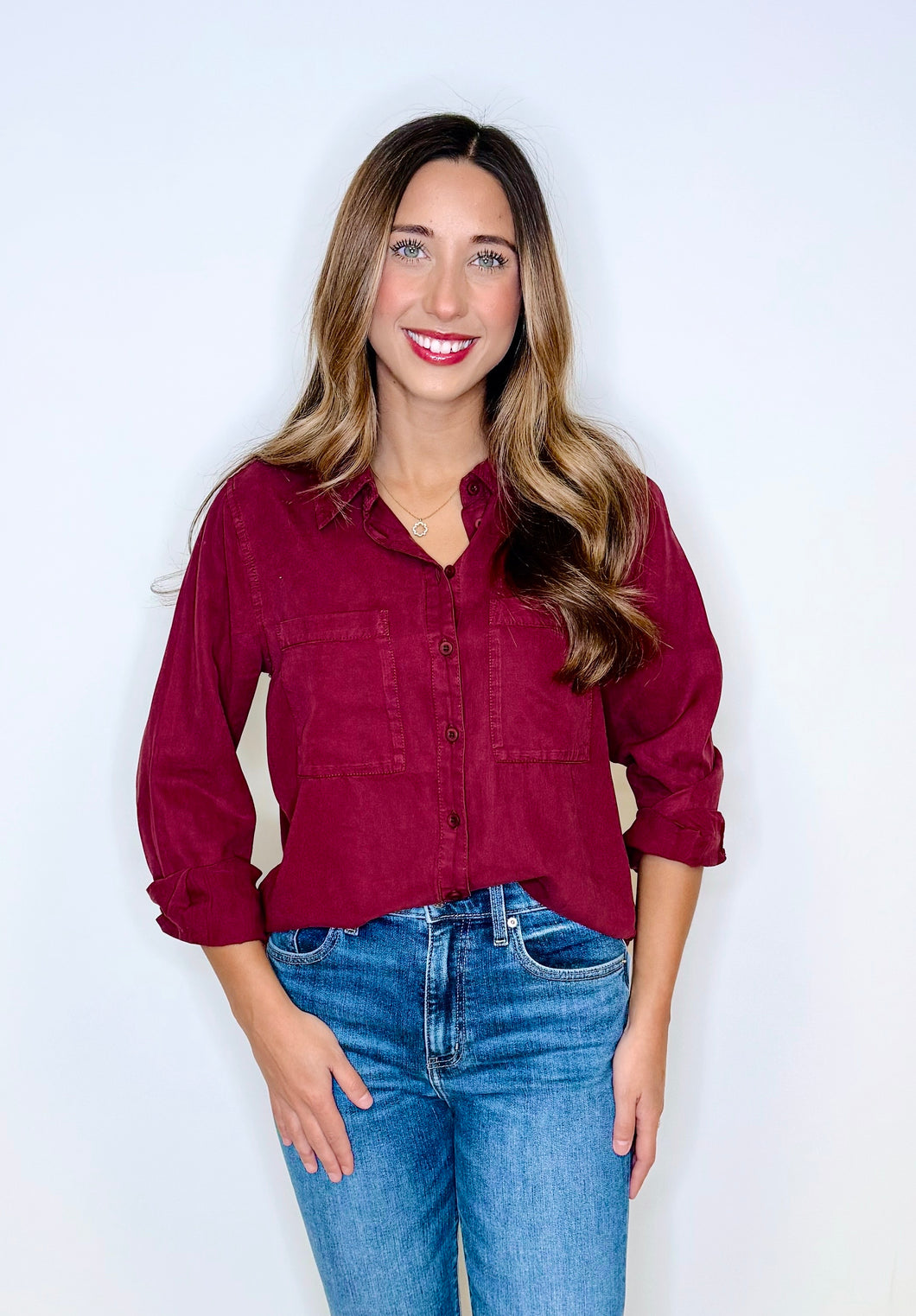 Rickey Button Top