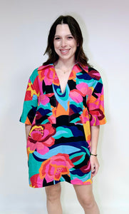 Angie Abstract Dress