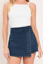Load image into Gallery viewer, Studded Denim Skort
