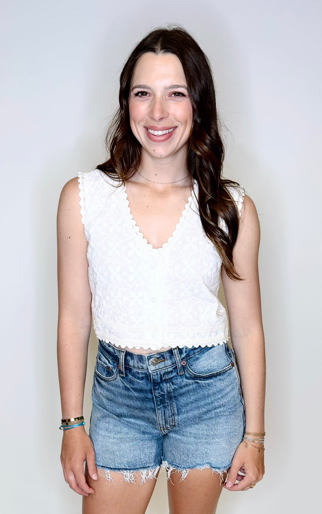 Izzy Eyelet Vest