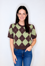 Load image into Gallery viewer, Quinn Argyle Top
