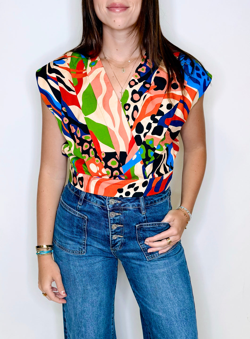 Kat Printed Top