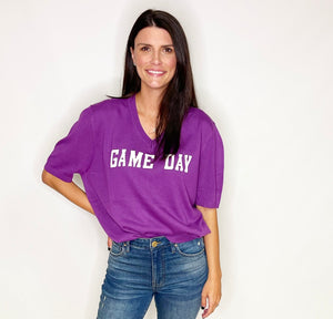 Purple Game Day Sweater