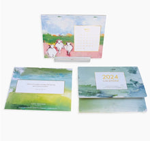 Load image into Gallery viewer, Anne Neilson 2024 Desk Calendar with Acrylic Display Stand
