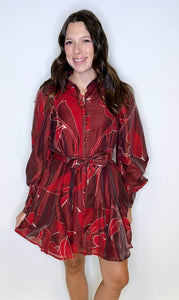 Shelby Floral Belted Dress