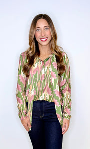 Paris Floral Top