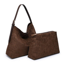 Load image into Gallery viewer, Neve Chocolate Croc Tote
