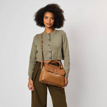 Load image into Gallery viewer, Nico Cognac Satchel
