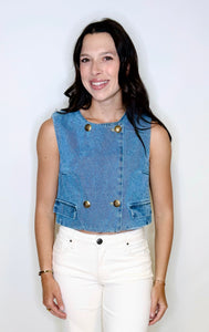 Brea Denim Vest