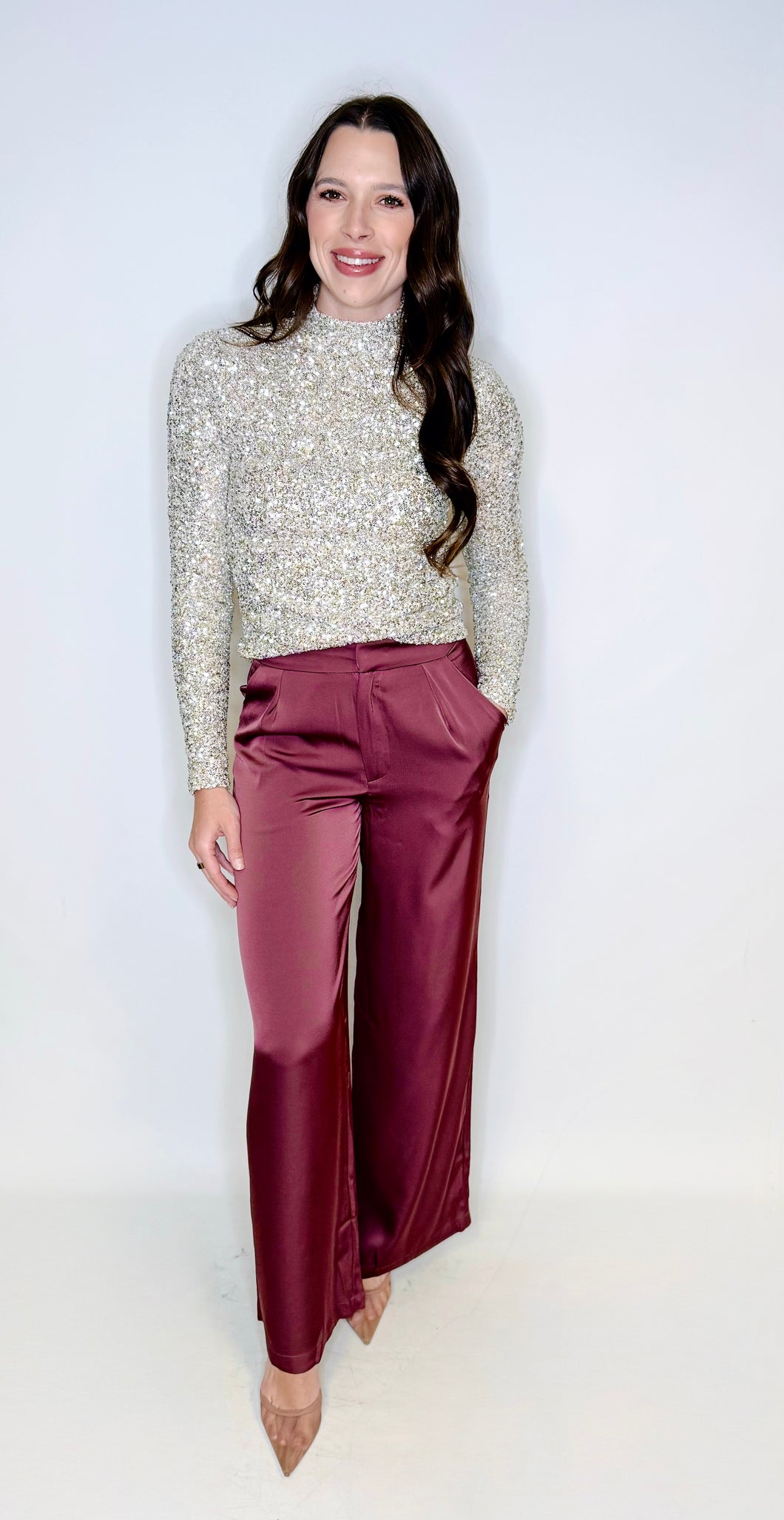 Fluid Satin Pants