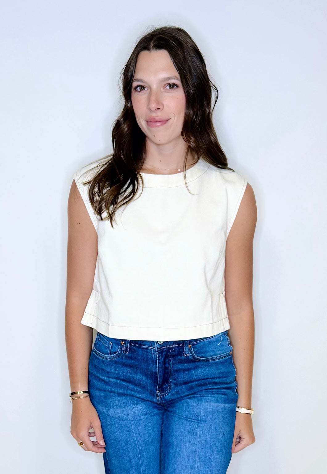 Everly Cream Top