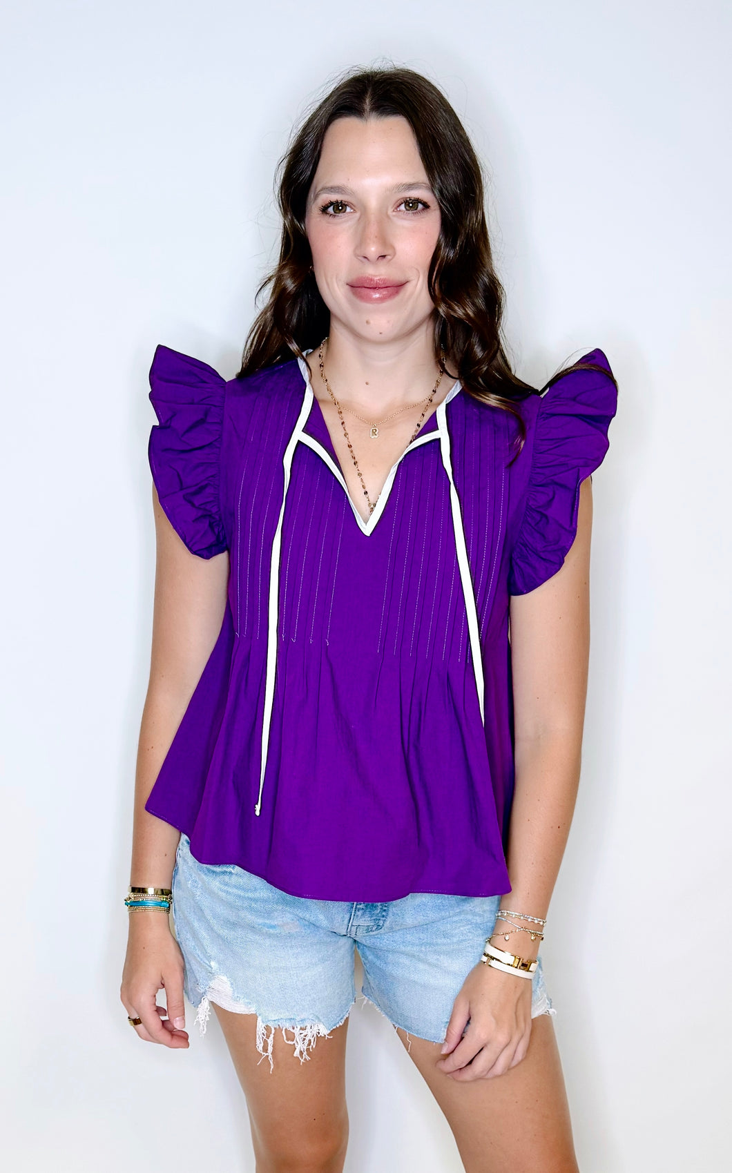 Hanna Contrast Top