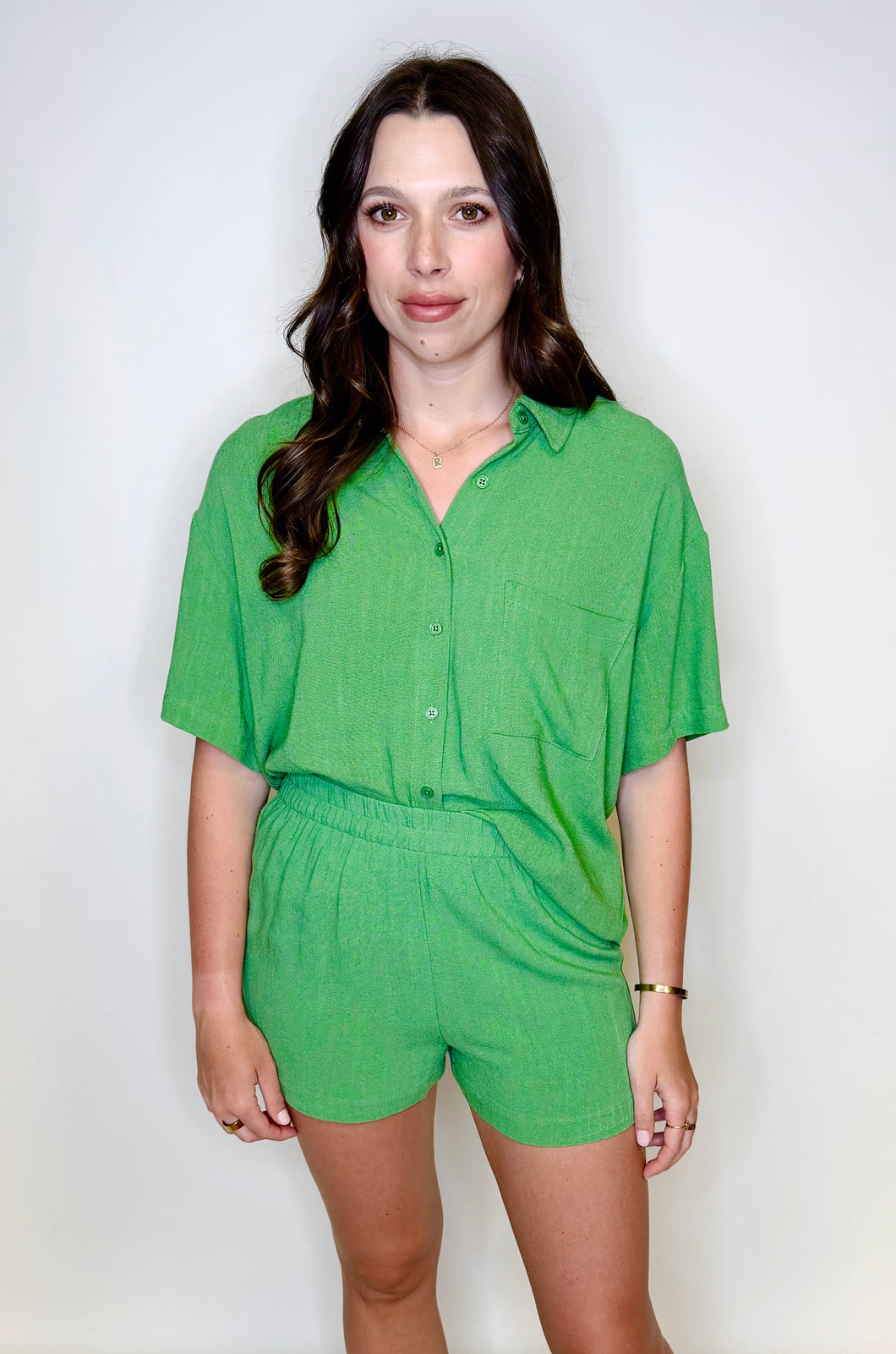 Tinsley Button Top