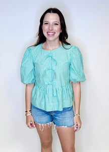 Tally Tie Top