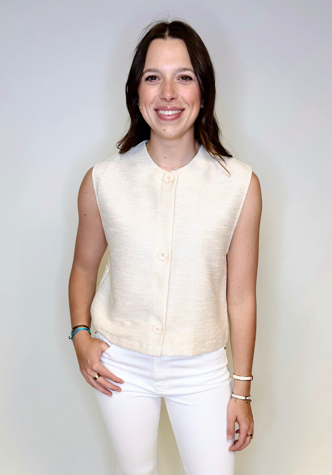 Willow Button Top
