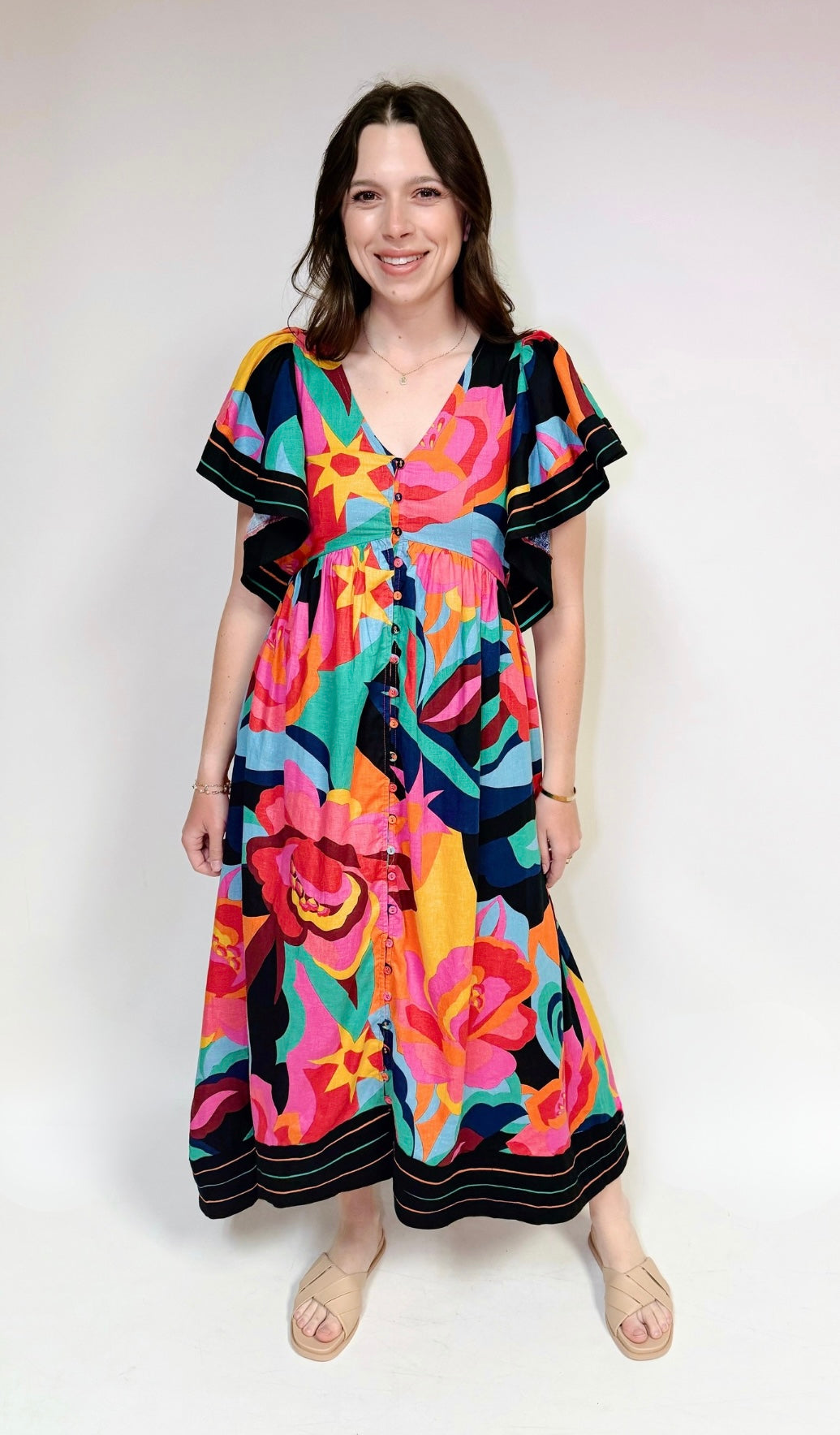 Lauren Abstract Maxi