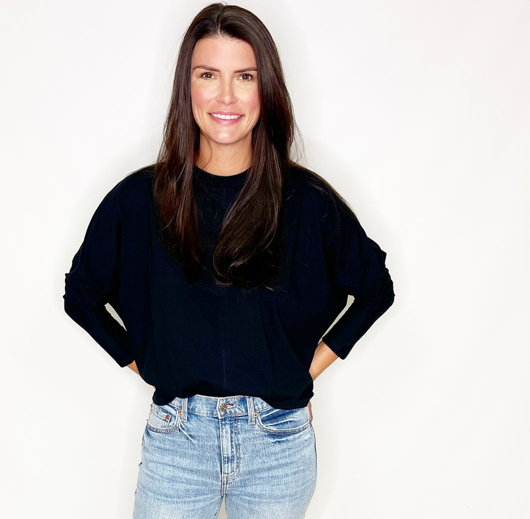 Tatia Dolman Crew Tee