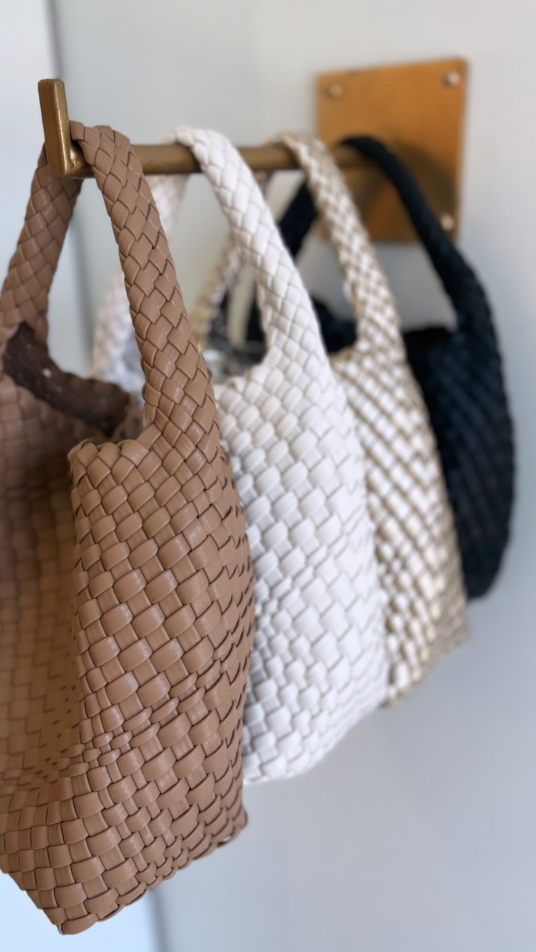 Mini Woven Hobo Bag