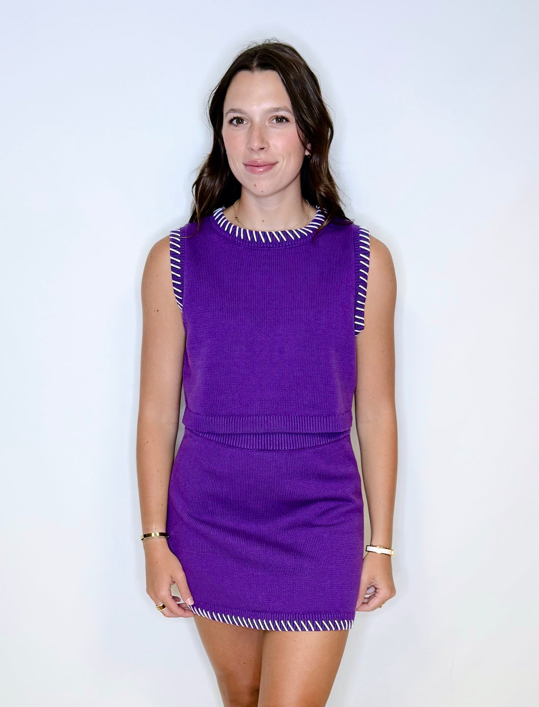 Mila Purple Knit Set