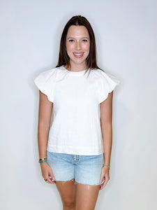 Linen Sleeve Top