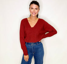 Load image into Gallery viewer, Ava Ruched Sleeve Sweater
