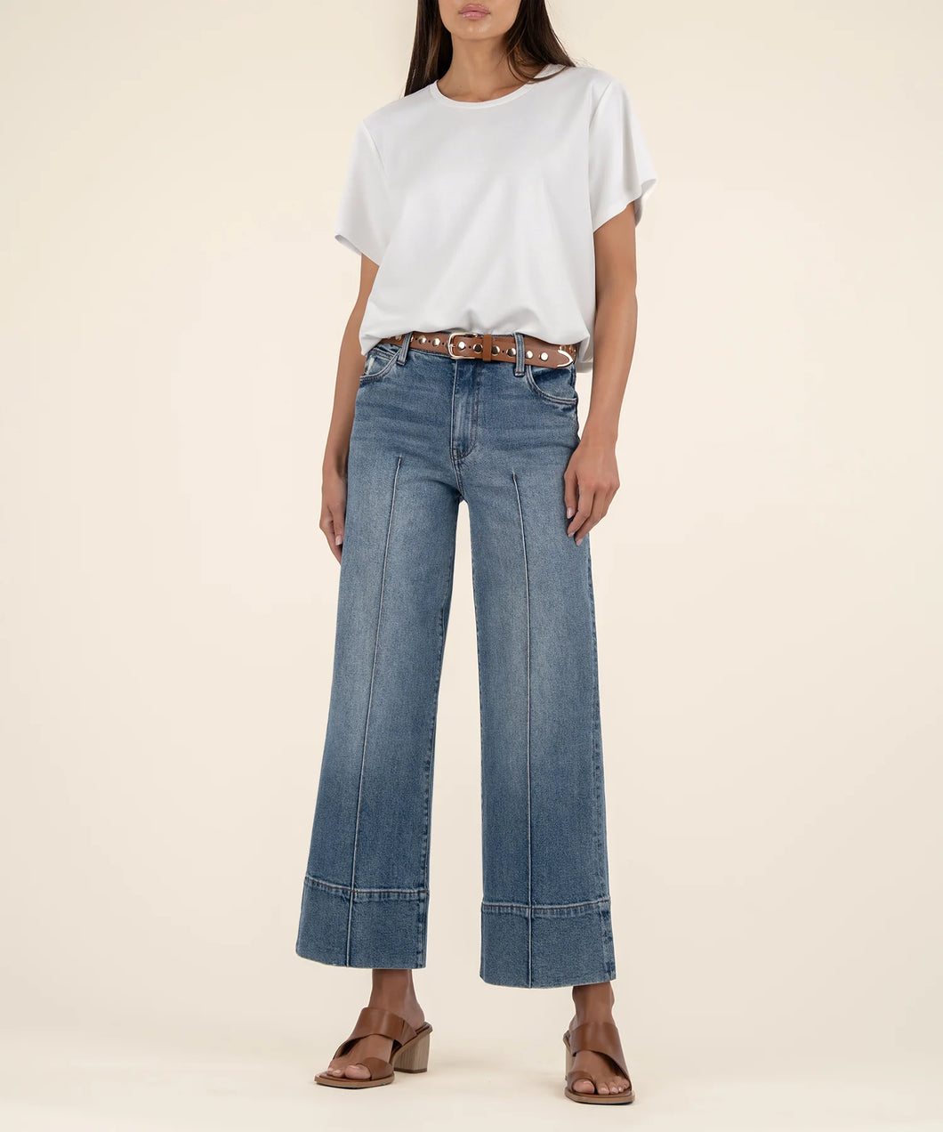 Meg Seam Wide Leg Jeans
