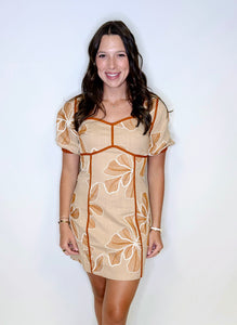 Grasiella Embroidered Mini Dress