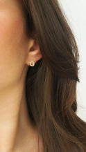 Load image into Gallery viewer, Pave O Stud Earrings
