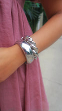 Load image into Gallery viewer, Rounded Silver Bangle
