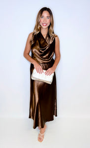Barbara Satin Skirt