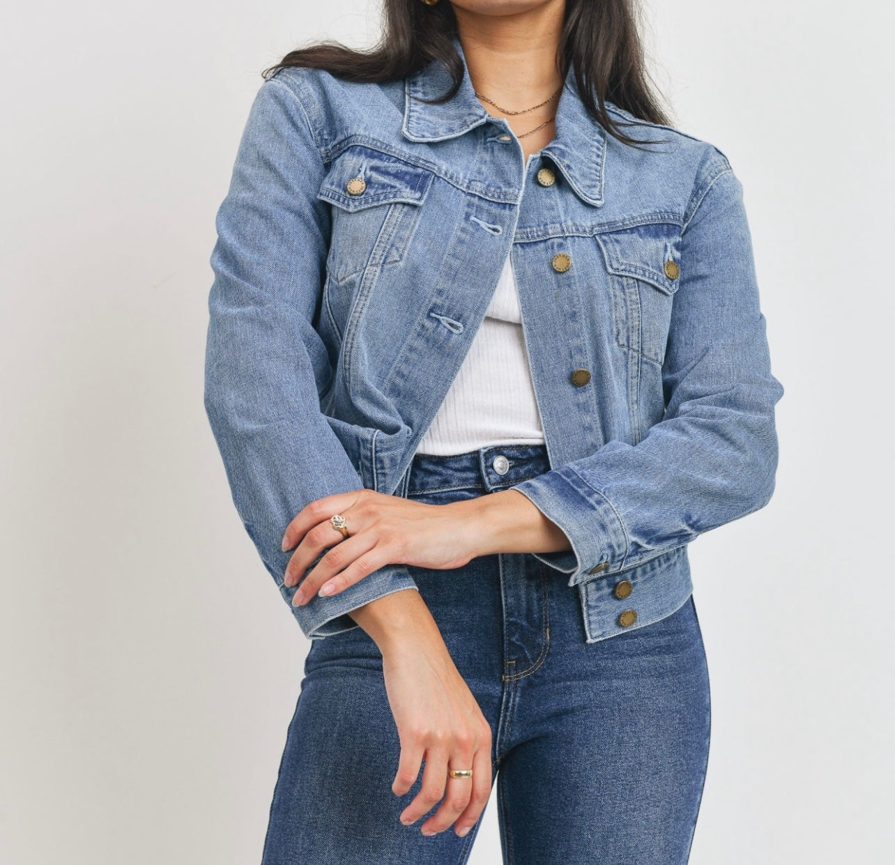 Vintage Classic Denim Jacket – Sugar Boutique