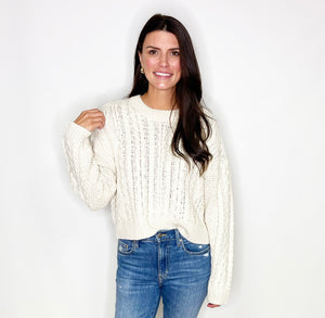 Ulrica Cable Crew Sweater